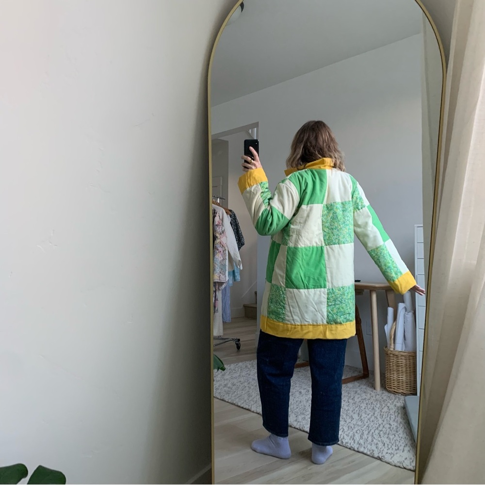 Colorful Patchwork Quilted Jacket - Picture 7 of 7